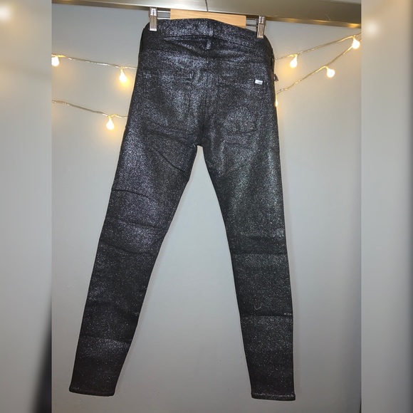 1921 Black glitter skinny jeans - Picture 3 of 4